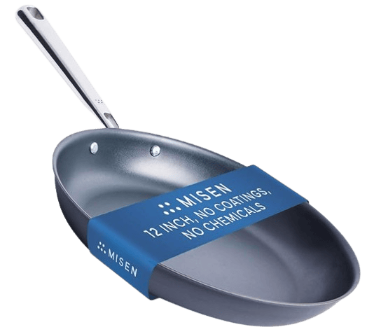 Misen Carbon Nonstick skillet nitrided carbon steel